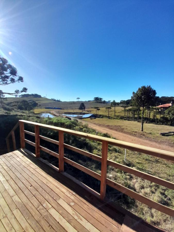 Chale A-Frame Da Fazenda Villa Bom Jardim da Serra Luaran gambar