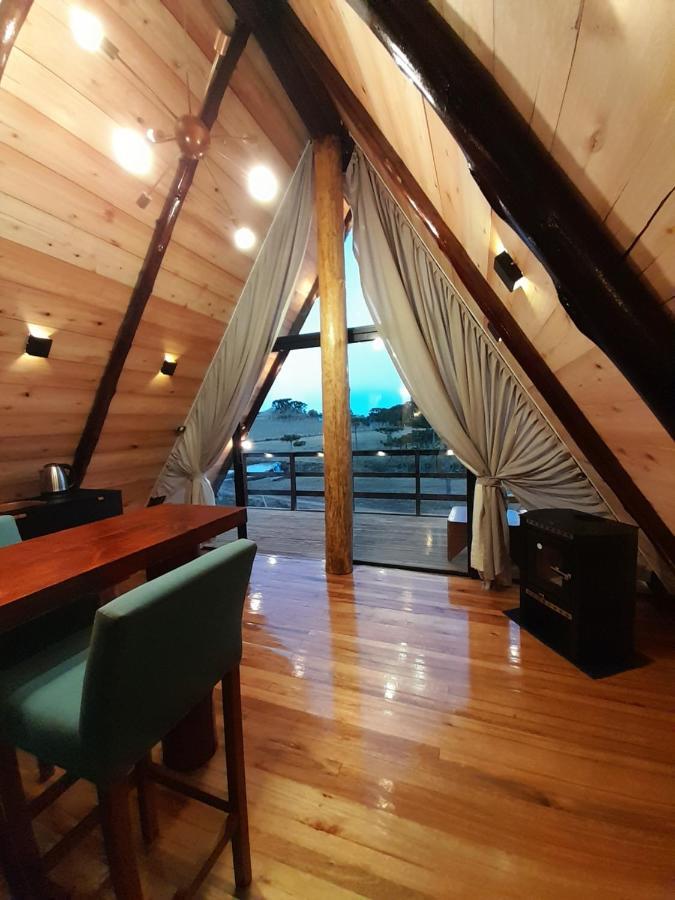 Chale A-Frame Da Fazenda Villa Bom Jardim da Serra Luaran gambar