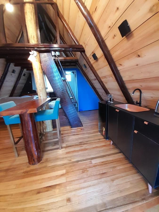 Chale A-Frame Da Fazenda Villa Bom Jardim da Serra Luaran gambar
