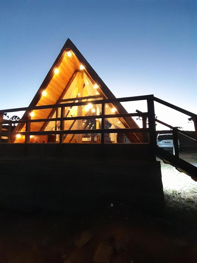 Chale A-Frame Da Fazenda Villa Bom Jardim da Serra Luaran gambar