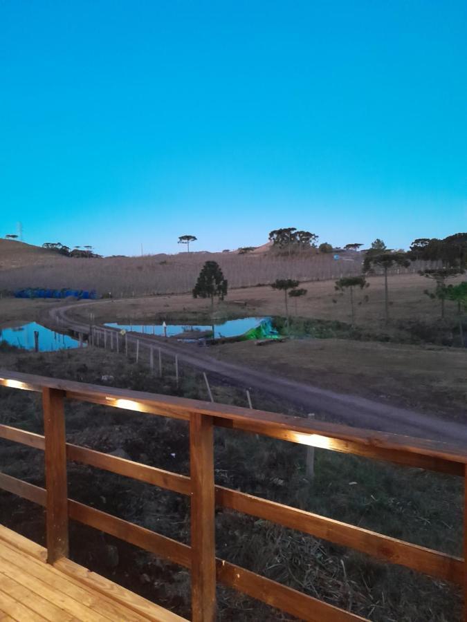 Chale A-Frame Da Fazenda Villa Bom Jardim da Serra Luaran gambar